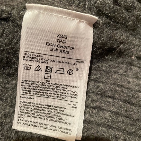 Like New Gap Maternity Wool Sweater Coat Cardigan XS - Picture 3 of 4